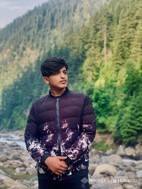 Young Couple Shares Quiet Moment in Mountain Landscape – AI Generated Video | Hailuo AI