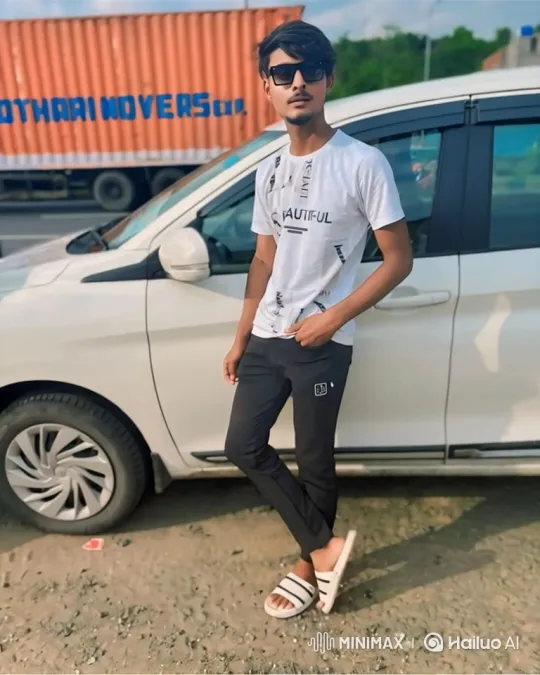 Man Enters and Drives Away in MINIMAXROO Ertiga – AI Generated Video | Hailuo AI