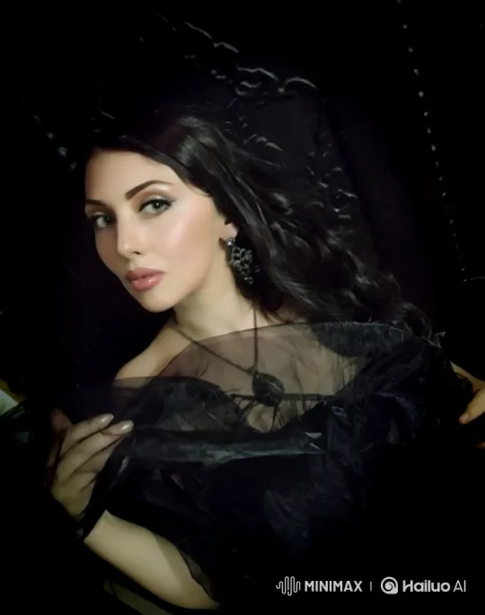 Mysterious Woman in Cosmic Dance with Stars – AI Generated Video | Hailuo AI
