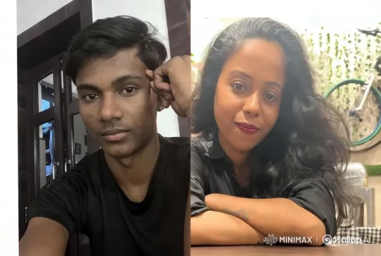 Couple's Intimate Convergence: A Tender Kiss – AI Generated Video | Hailuo AI