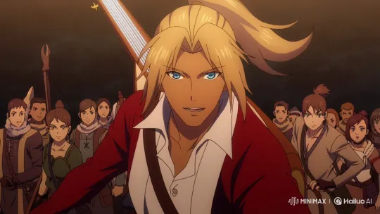 Heroic Bard Leads Diverse Adventurers in Epic Charge – AI Generated Video | Hailuo AI