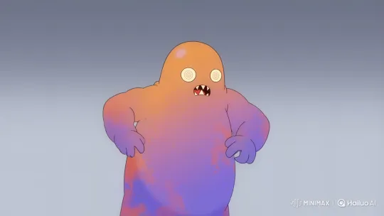 Bezerra Unleashes Rainbow Energy Blast in Cartoon Animation – AI Generated Video | Hailuo AI