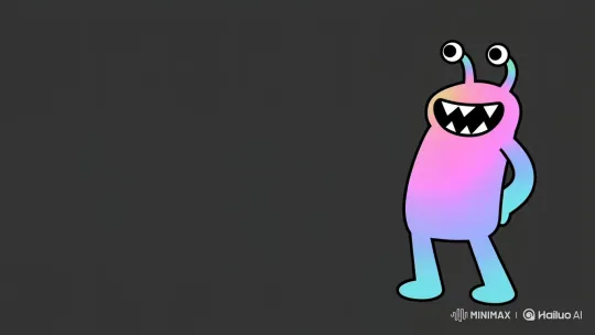 Bezerra Fires Rainbow Energy Beam in Animated Cartoon Clip – AI Generated Video | Hailuo AI