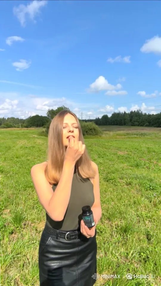 Young Woman Transforms with Luminous Wings in Sunlit Field – AI Generated Video | Hailuo AI