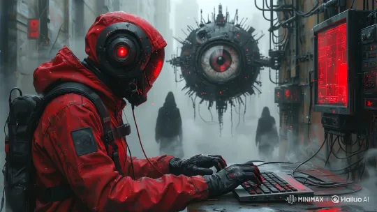 Dystopian City: Surveillance and Solitude – AI Generated Video | Hailuo AI