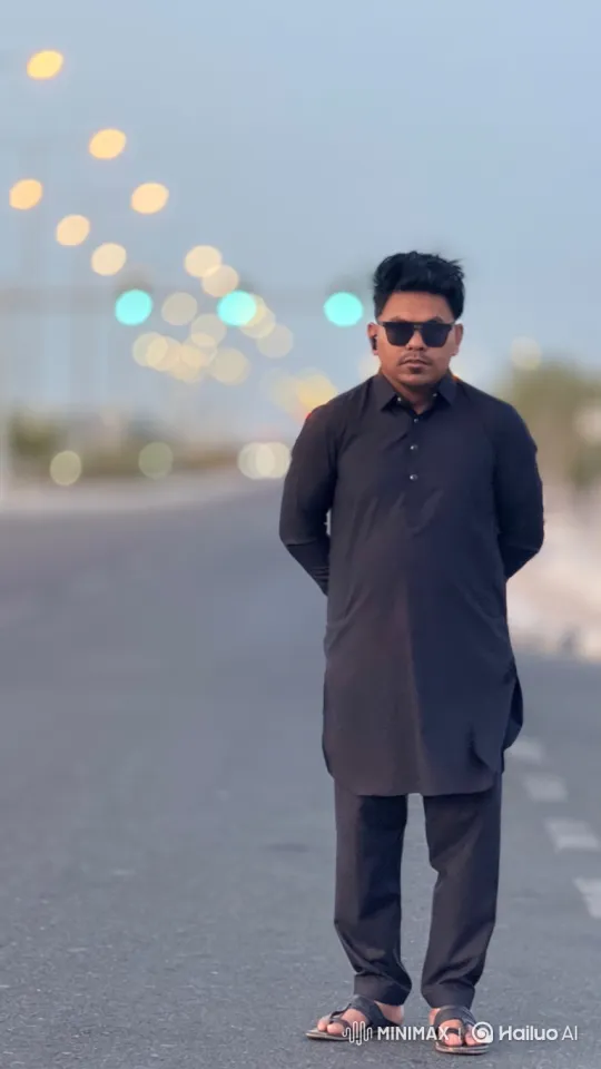 Indian Prime Minister meets man on road at dusk – AI Generated Video | Hailuo AI