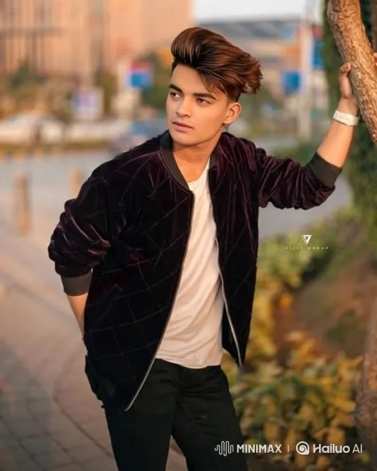 Young Couple Shares Quiet Moment in Golden Hour Park – AI Generated Video | Hailuo AI