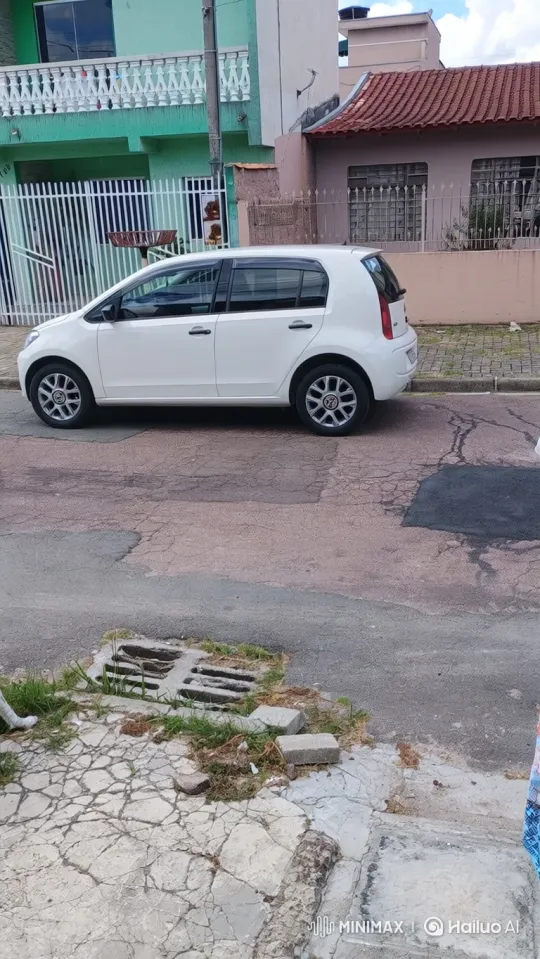 White Hatchback Lowering Its Suspension – AI Generated Video | Hailuo AI
