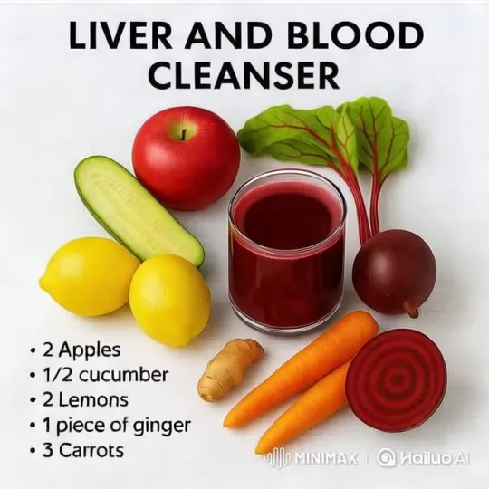 Healthy Juice Recipe: Liver and Blood Cleanser – AI Generated Video | Hailuo AI