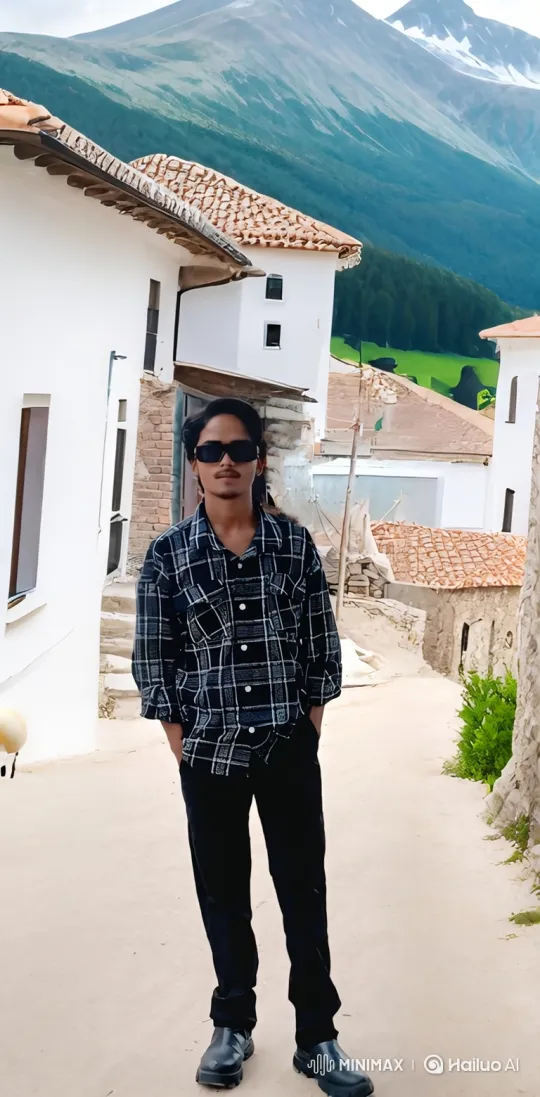 Young Man in Village Meets Lamborghini Veneno – AI Generated Video | Hailuo AI