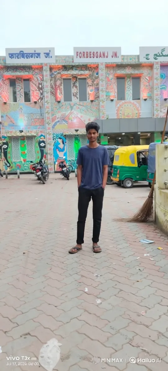 Young Man in Golden Hour at Train Station – AI Generated Video | Hailuo AI