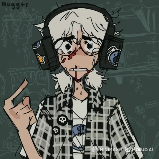Distressed Anime Character Falls Through Fractured Reality – AI Generated Video | Hailuo AI