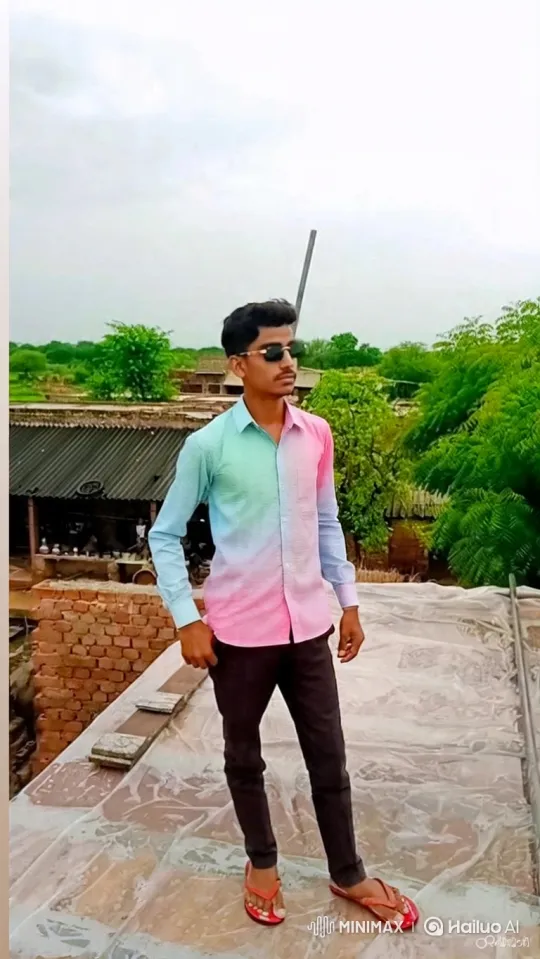 Young Man Meets Elderly Gentleman on Rooftop – AI Generated Video | Hailuo AI