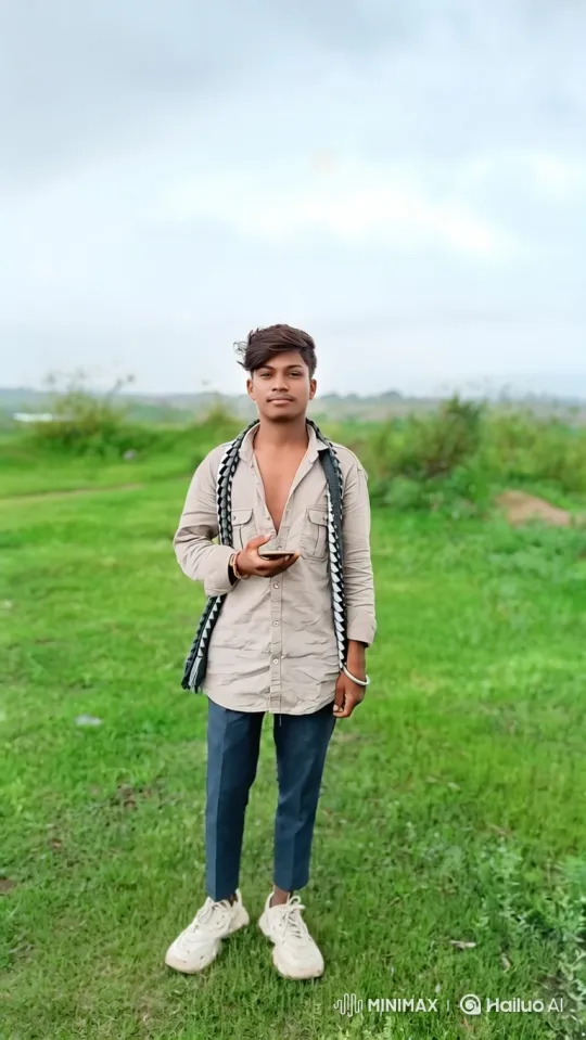 Young Man Meets Luxury Car in Isolated Field – AI Generated Video | Hailuo AI