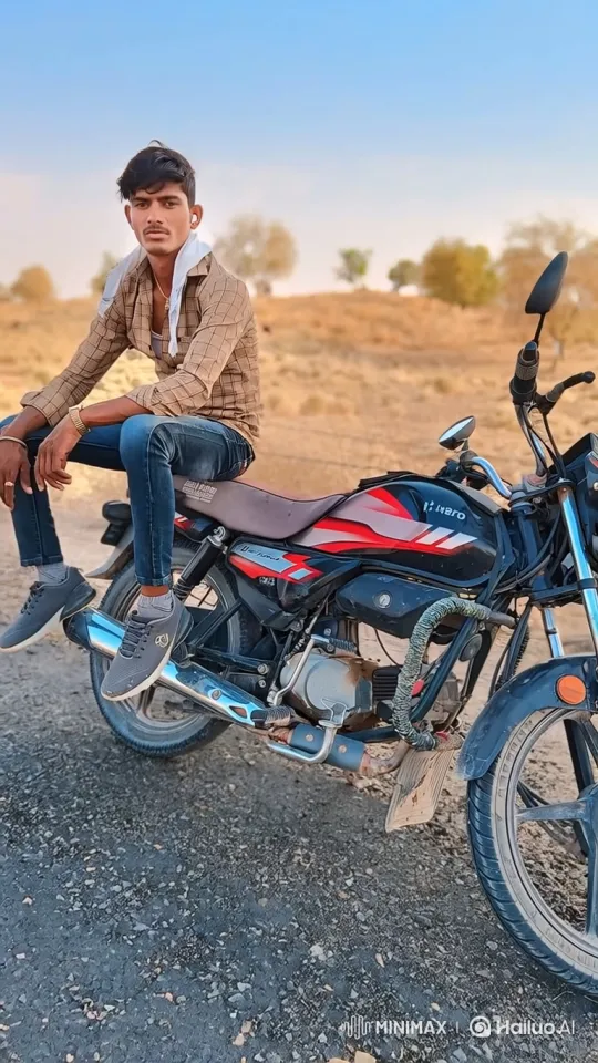 Young Man Meets Figure Resembling Modi on Rural Road – AI Generated Video | Hailuo AI