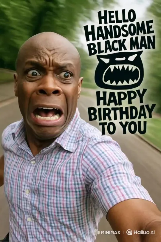 Happy Birthday Greeting to a Handsome Black Man – AI Generated Video | Hailuo AI