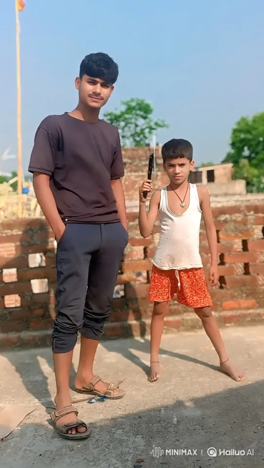 Young Man Embraced by Modi-Like Figure on Rooftop with Rolls Royce – AI Generated Video | Hailuo AI