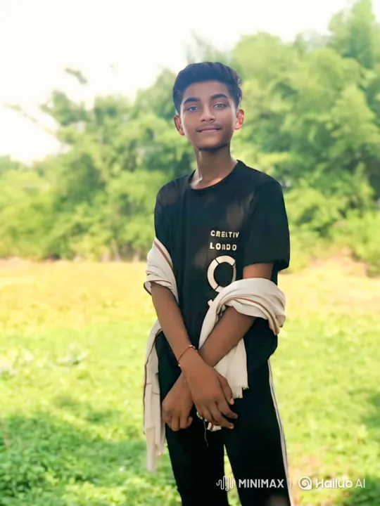 Young Man Drives Away in Luxury Sedan from Peaceful Field – AI Generated Video | Hailuo AI