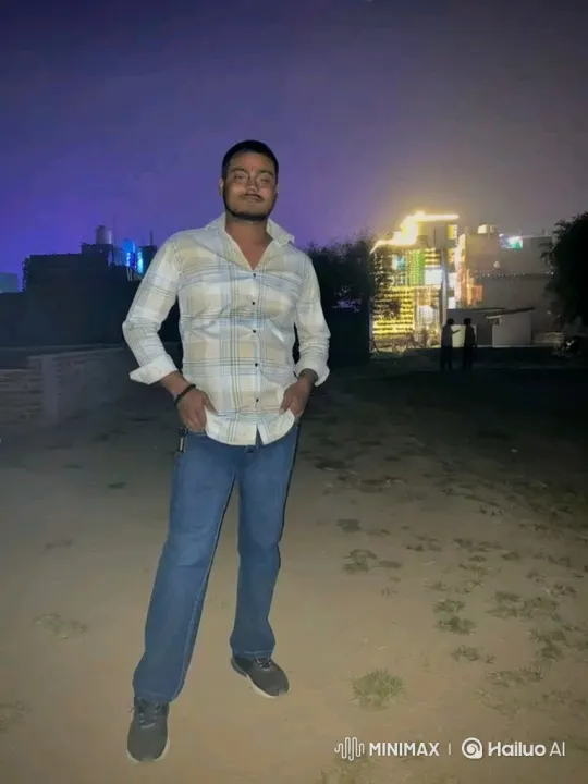 Meeting of Two Men in a Nighttime Field – AI Generated Video | Hailuo AI