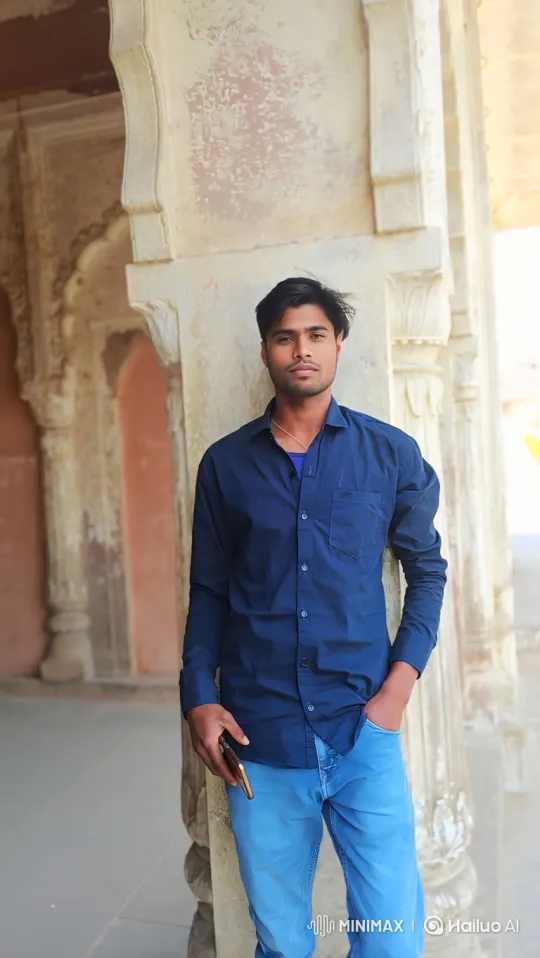 Young Man Meets Political Figure in Stately Corridor – AI Generated Video | Hailuo AI