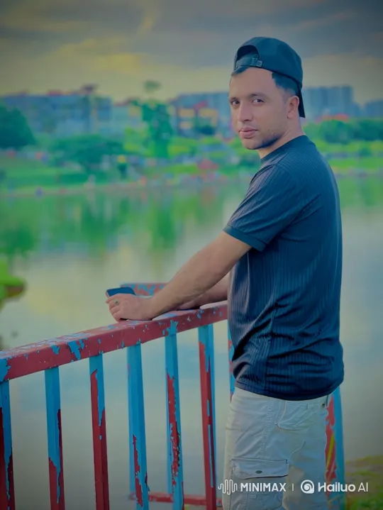 Couple's Serene Encounter by Lake at Golden Hour – AI Generated Video | Hailuo AI