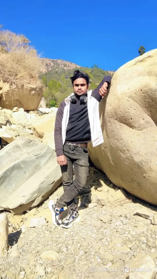 Young Man Enters SUV in Rocky Landscape – AI Generated Video | Hailuo AI