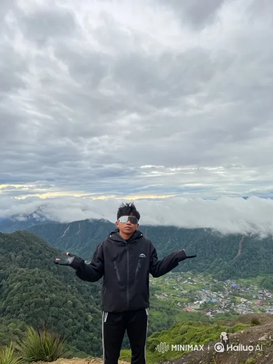 Panoramic Journey from Mountain Peak to Earth Orbit – AI Generated Video | Hailuo AI