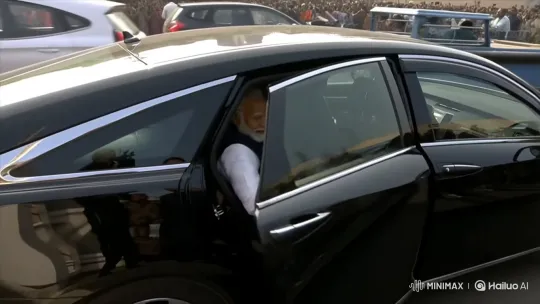 Indian PM Modi Shakes Hands in Realistic POV Video – AI Generated Video | Hailuo AI