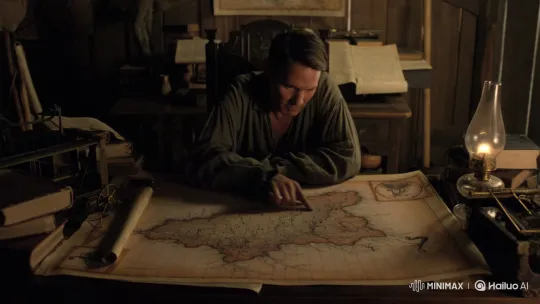 Cartographer Discovers Lost Island on Ancient Map – AI Generated Video | Hailuo AI