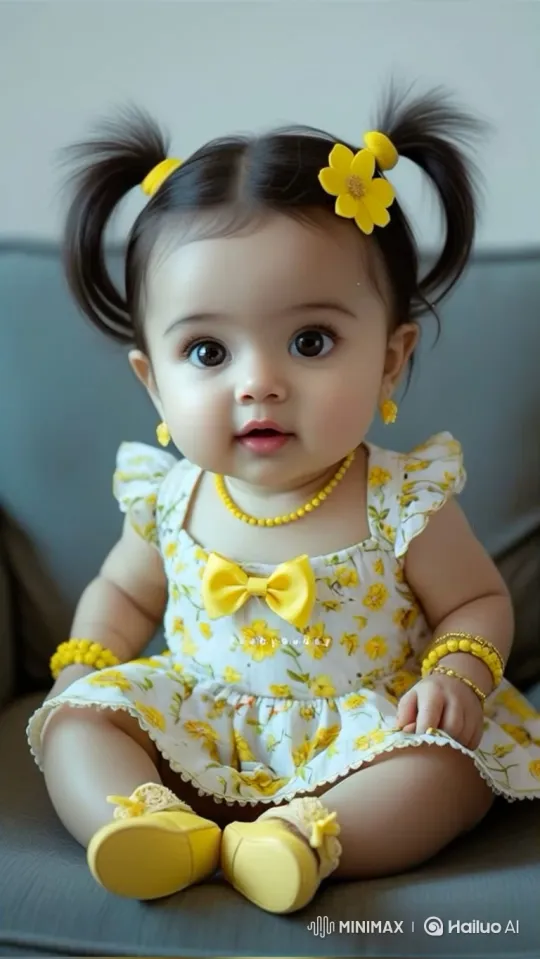 Baby Girl Enjoys Singing with Joyful Dance – AI Generated Video | Hailuo AI
