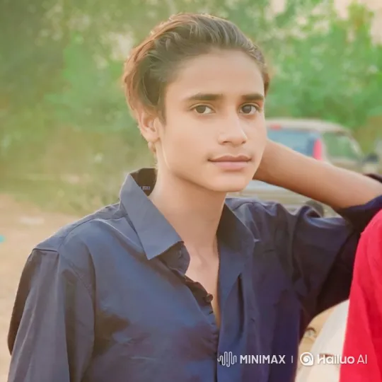 Young Man Smiles Gently Outdoors – AI Generated Video | Hailuo AI