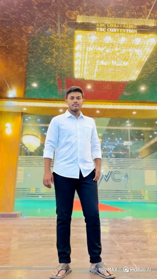 Young Man Meets Charismatic Businessman in Convention Center Lobby – AI Generated Video | Hailuo AI
