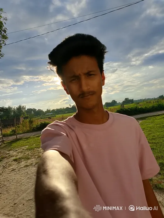 Young Couple's Serene Connection in Golden Hour Park – AI Generated Video | Hailuo AI