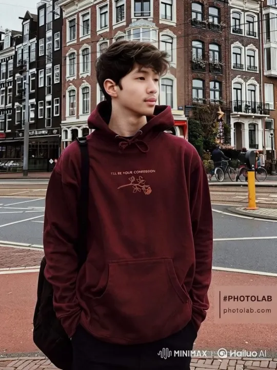Young Man Reflects on European Street Scene – AI Generated Video | Hailuo AI