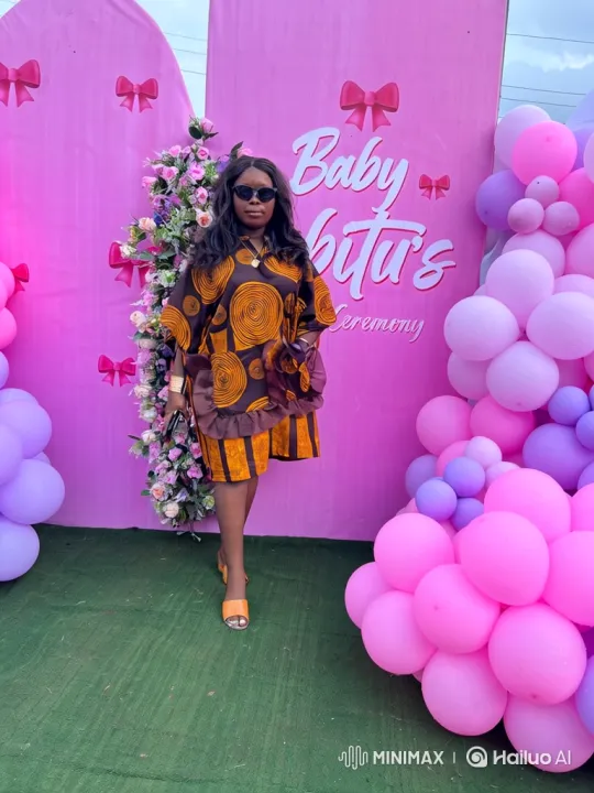 Woman Enters Porsche in Front of Baby Ceremony Backdrop – AI Generated Video | Hailuo AI