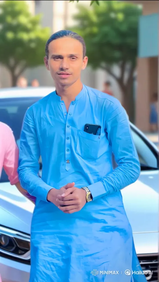 Young Man smiles, the breeze stirs the background – AI Generated Video | Hailuo AI