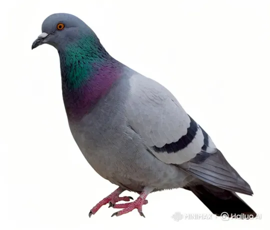 Pigeon Relieves Itself on Toilet Lid – AI Generated Video | Hailuo AI