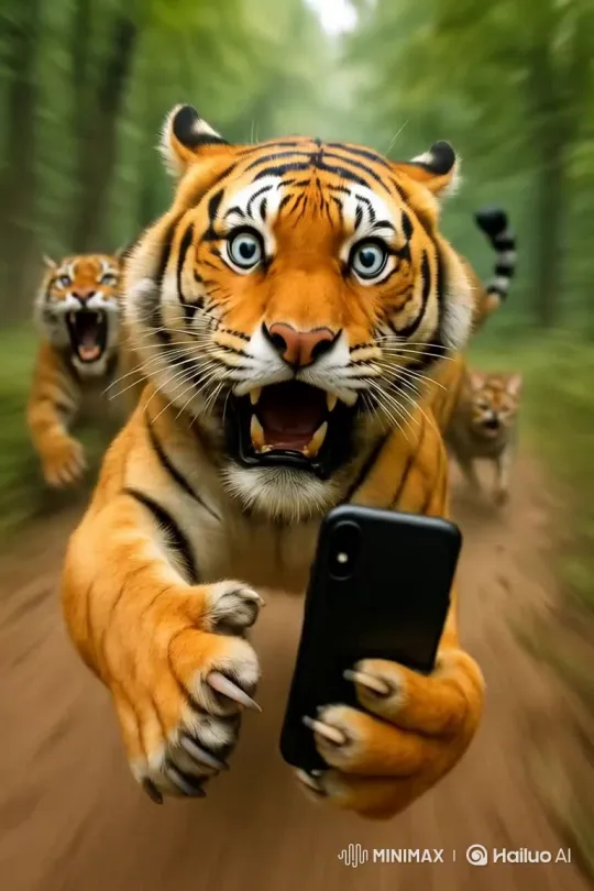 Pets Chasing or Fighting in Image – AI Generated Video | Hailuo AI