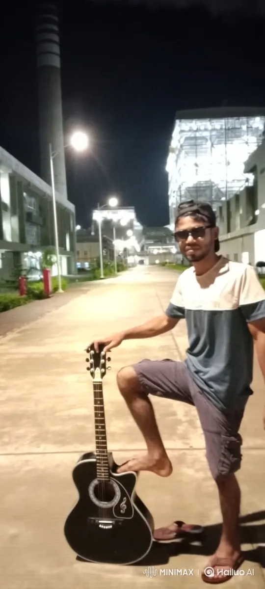Young Man Prepares to Enter Car with Guitar – AI Generated Video | Hailuo AI