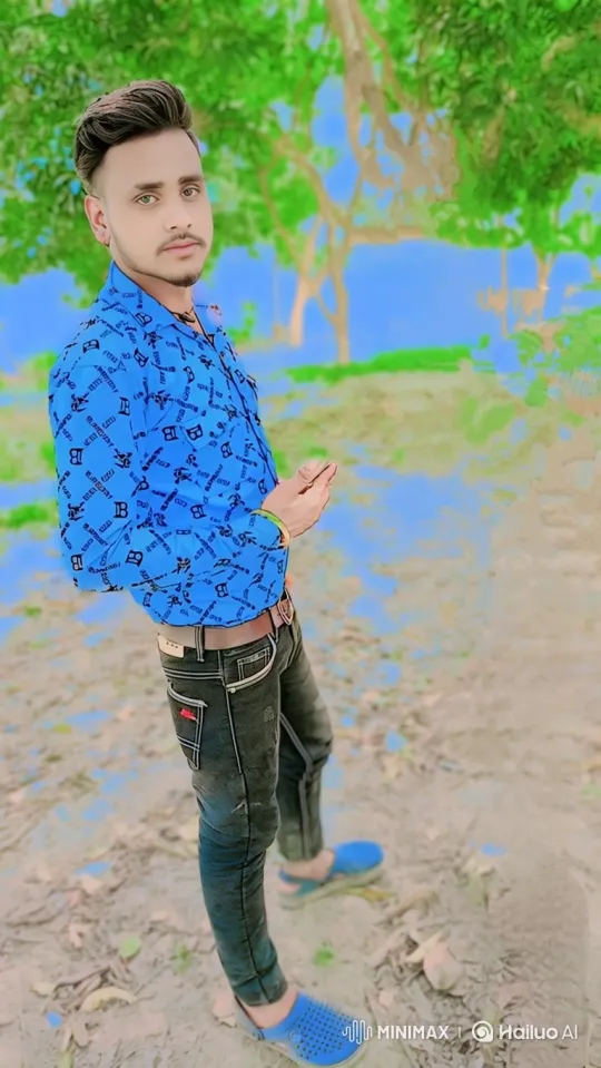 Young Man in Nature: Subtle Movements and a Soft Smile – AI Generated Video | Hailuo AI