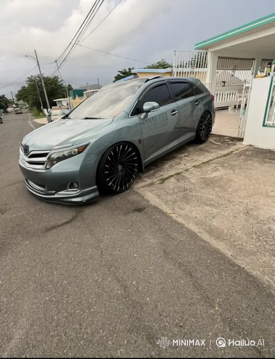 Custom Toyota Venza Transforms with Air Suspension – AI Generated Video | Hailuo AI