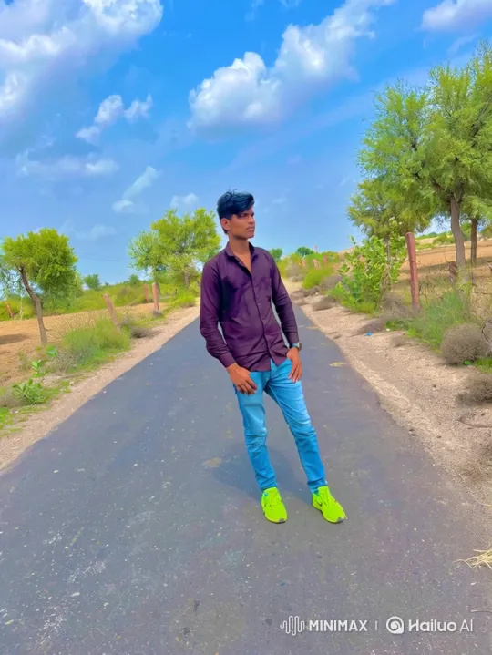 Young Man Meets Distinguished Older Man on Country Road – AI Generated Video | Hailuo AI