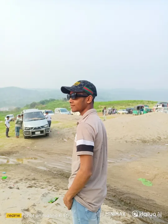 Young Man Prepares for Departure in Van Near Helicopter – AI Generated Video | Hailuo AI