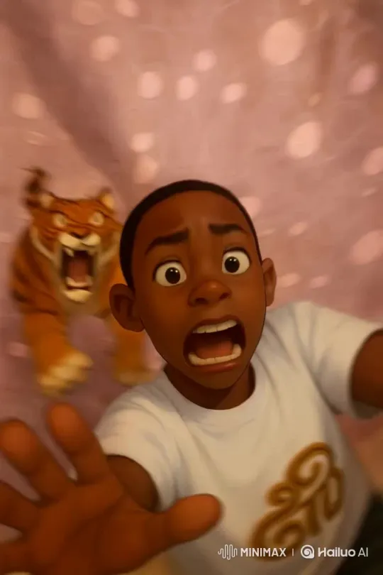 Eliel Kitwa: A Man Hunted by a Tiger – AI Generated Video | Hailuo AI