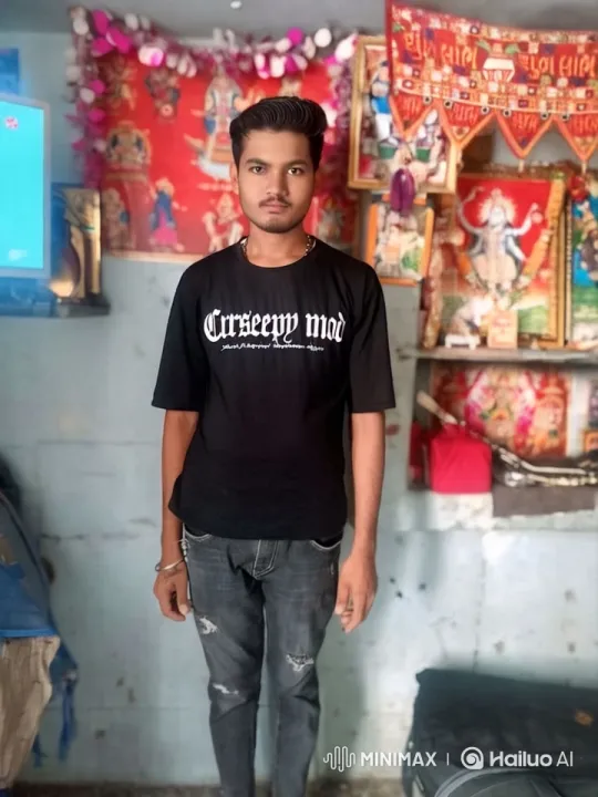 Young Man in Spiritual Room with Decorative Ambiance – AI Generated Video | Hailuo AI