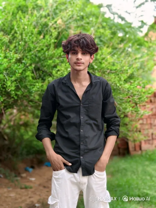 Young Man Meets Indian Political Figure in Stylish Backyard Setting – AI Generated Video | Hailuo AI