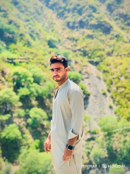 Young Man in Nature, Exuding Calm Confidence – AI Generated Video | Hailuo AI