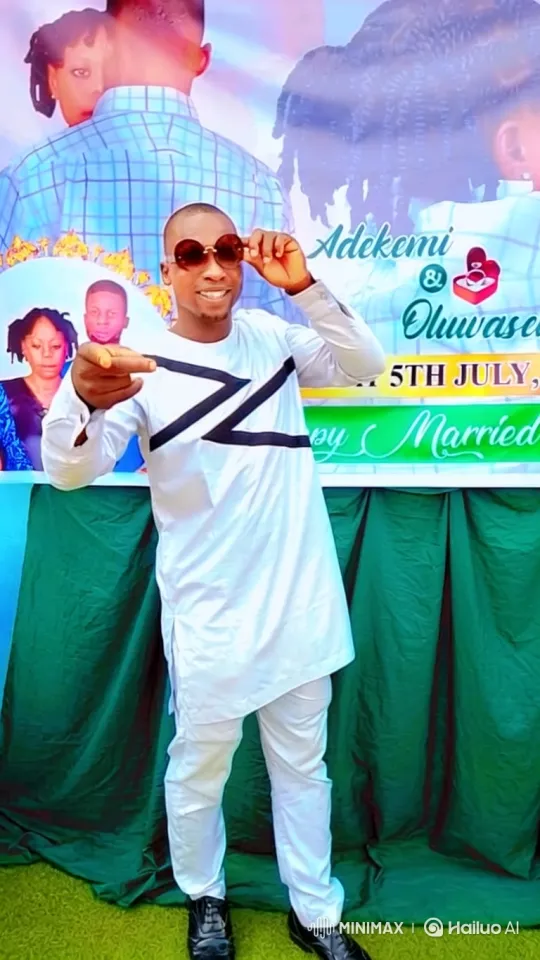 Man in White Outfit Enters Luxury Sedan Amidst Celebration – AI Generated Video | Hailuo AI