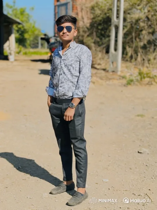 Young Man Meets Man Resembling Modi in Rural Setting – AI Generated Video | Hailuo AI