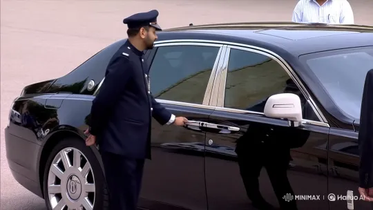 Prime Minister Modi Arrives in Style at Official Event – AI Generated Video | Hailuo AI